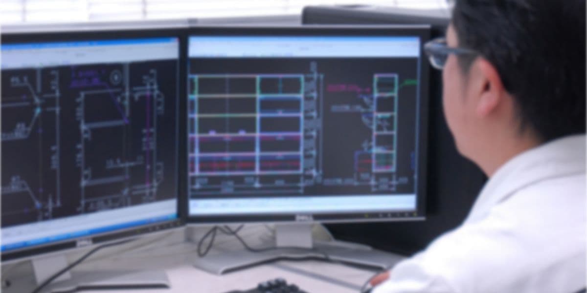 設計をする社員